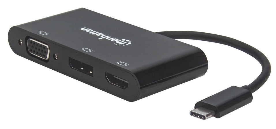 Convertitore Audio Video USB-C&trade Multiporta - Hub MST HDMI DP VGA