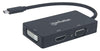 Convertitore Audio Video USB-C&trade 3-in-1 Multiporta HDMI DVI VGA