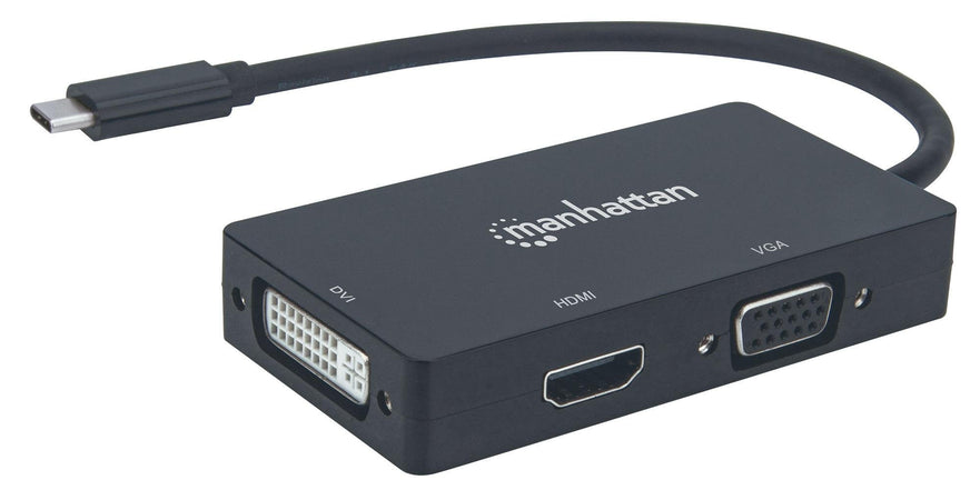 Convertitore Audio Video USB-C&trade 3-in-1 Multiporta HDMI DVI VGA