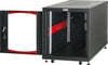 Armadio Server Rack 19'' 600x800 12 Unità Nero da sotto-scrivania