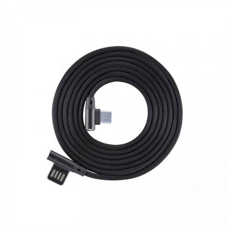 Cavo USB Angolato 90&deg USB A/USB-C 1.5m Nero