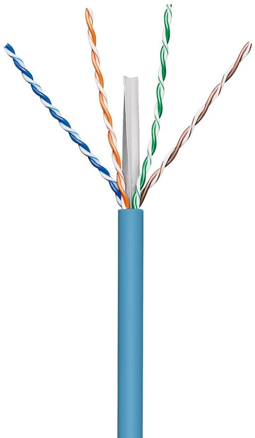 Matassa U/UTP Cavo Cat.6A Rame 305m LSZH Rigido Blu
