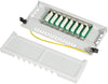 Mini Panello Patch Cat.6, schermato, 0,5U, 8 Porte, Grigio