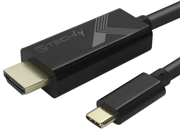 Cavo Adattatore USB-C&trade Maschio a HDMI 2.0 4K Maschio 2m Nero