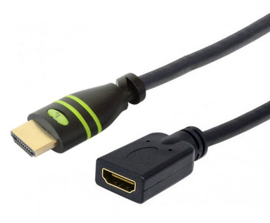 Cavo Prolunga HDMI&trade High Speed con Ethernet 4K 30Hz M/F 0,2 m