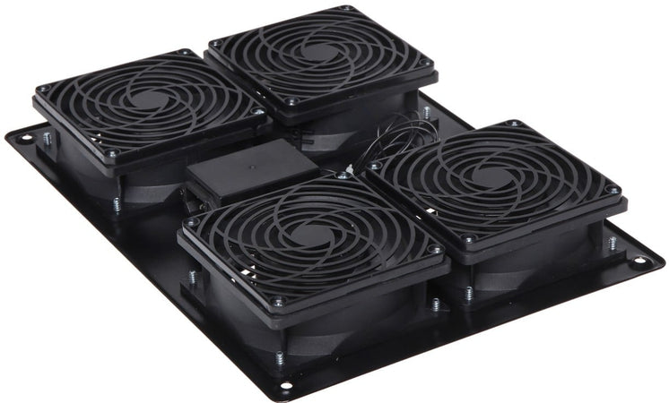 Gruppo di 4 Ventole a Soffitto per Rack 19'' NetRack
