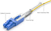 Cavo Fibra Ottica Monomodale Uniboot HD OS2 LC/LC 9/125 1 m