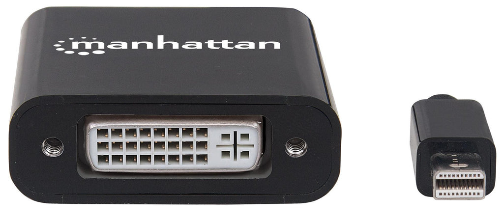Convertitore Attivo MiniDP M a DVI F 15cm 4K Nero