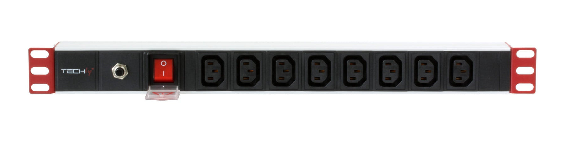 Multipresa 8 Posti da Rack 19'' Spina Schuko Angolata 1U