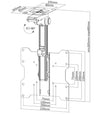 Staffa TV da Soffitto Dritto e Inclinato per TV LED/LCD 17''-37'' Nero
