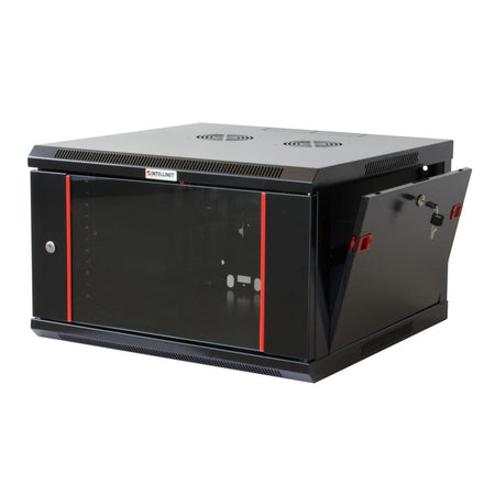 Armadio Rack 19'' a muro 6 unit&agrave sezione unica profondit&agrave 450mm Nero