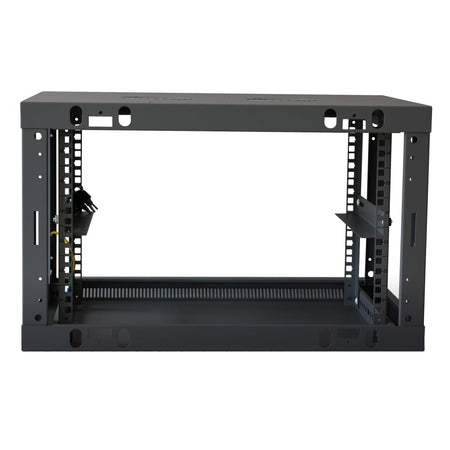 Armadio Rack 19'' a muro 6 unit&agrave sezione unica profondit&agrave 450mm Nero