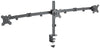 Supporto da Scrivania per 3 Monitor 13-27'' con Morsetto