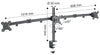 Supporto da Scrivania per 3 Monitor 13-27'' con Morsetto