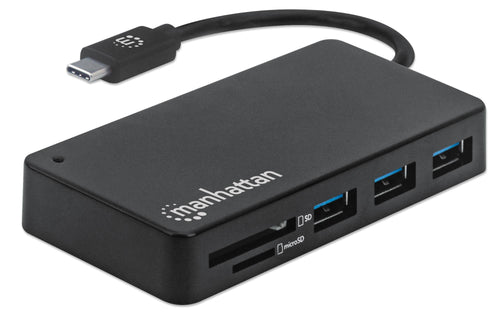 Hub USB-C&trade 3.2 Gen 1 a 3 porte con Lettore Schede