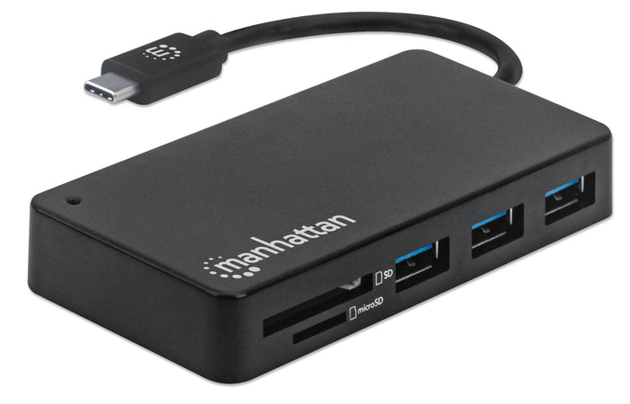 Hub USB-C&trade 3.2 Gen 1 a 3 porte con Lettore Schede