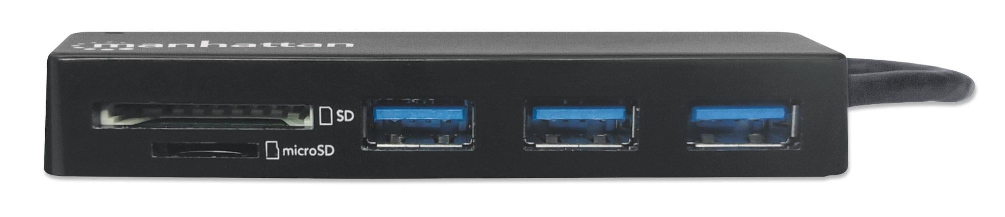 Hub USB-C&trade 3.2 Gen 1 a 3 porte con Lettore Schede