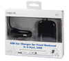 Caricatore da Auto 2 USB + 2 USB per Passeggeri Posteriori 24W