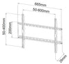 Staffa a Muro Fissa Slim TV LED LCD 40-65''