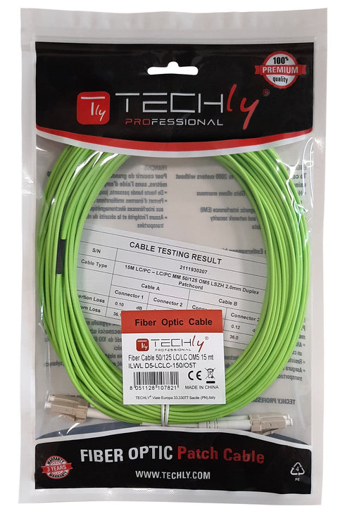 Cavo Fibra Ottica Multimodale OM5 LC/LC 50/125 20 m