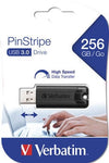 Memoria USB 3.0 PinStripe da 256Gb Colore Nero