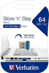 NANO Memoria USB 3.2 64GB Blu