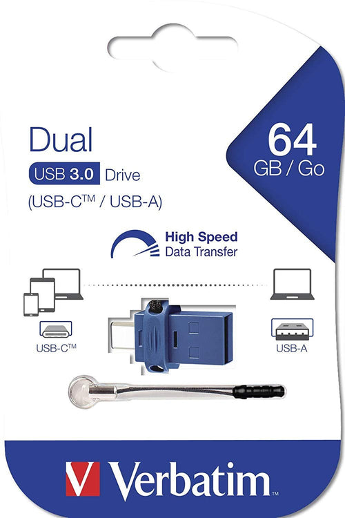 Memoria USB 3.0 Dual Drive USB-C&trade USB-A 64GB