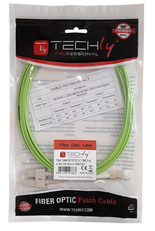 Cavo Fibra Ottica Multimodale OM5 SC/LC 50/125 20 m