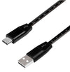 Cavo SuperSpeed USB-C&trade Maschio/USB-A Maschio con Misuratore 1m Nero