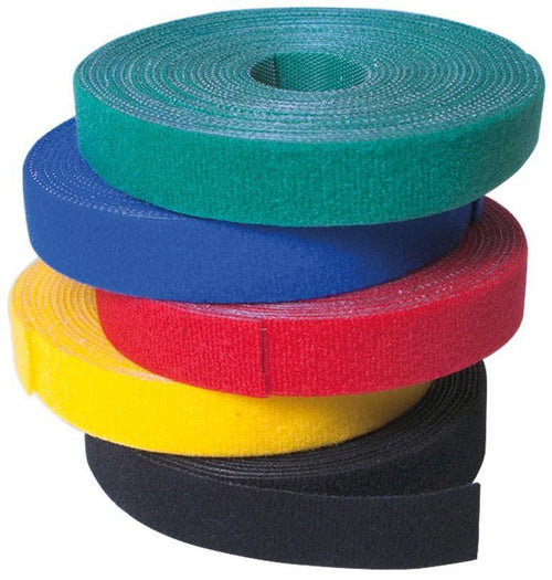 Rotolo di Feltro Adesivo Gestione cavi Lunghezza 4m Larghezza 16mm Nero