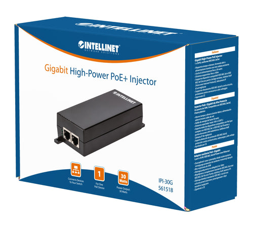 Iniettore Gigabit PoE+ High Power