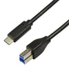 Cavo SuperSpeed USB-C&trade Maschio/USB-B Maschio 2m Nero