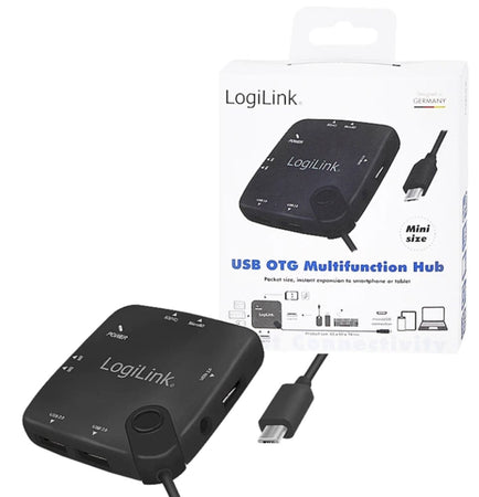HUB Multifunzione On-The-Go Micro-USB e Lettore di Schede