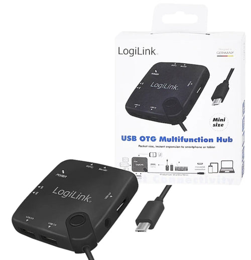 HUB Multifunzione On-The-Go Micro-USB e Lettore di Schede