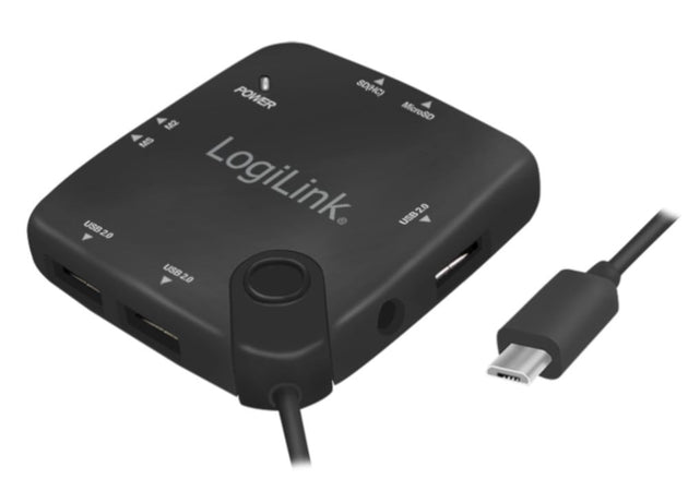 HUB Multifunzione On-The-Go Micro-USB e Lettore di Schede
