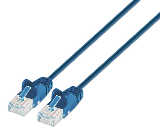 Cavo patch di rete Cat6 UTP Slim 0,5 m blu
