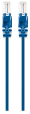 Cavo patch di rete Cat6 UTP Slim 0,5 m blu