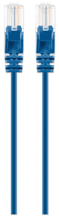 Cavo patch di rete Cat6 UTP Slim 0,5 m blu
