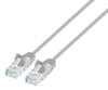 Cavo patch di rete Cat6 UTP Slim 0,5 m grigio