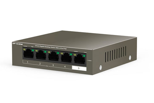Switch 5 Porte Gigabit Desktop con 4 porte PoE+