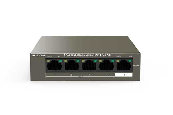 Switch 5 Porte Gigabit Desktop con 4 porte PoE+