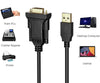 Convertitore Adattatore Techly da USB 2.0 a Seriale Nero