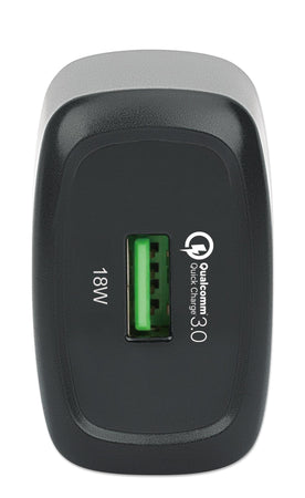 Caricatore USB da Muro QC3.0 18W Quick Charge&trade Nero