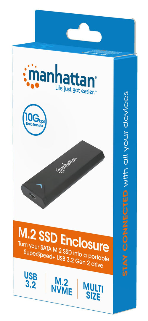 Box Esterno USB 3.2 SSD SATA M.2 NVMe