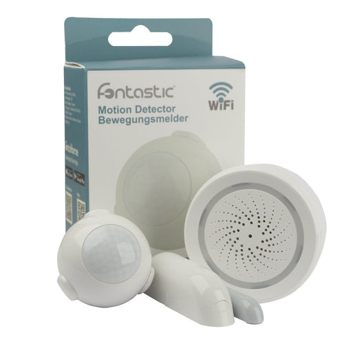 Kit Antifurto Sensore di Movimento a Sirena e 2 Sensori Porta/Finestra