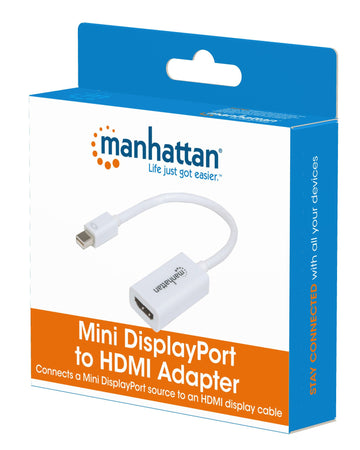 Adattatore Mini DisplayPort a HDMI Passivo Bianco
