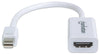 Adattatore Mini DisplayPort a HDMI Passivo Bianco
