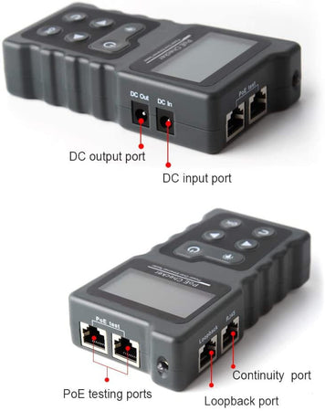 Tester Professionale PoE RJ45