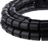 Guaina Raccoglicavi Diametro 25mm a Spirale 20m Nero