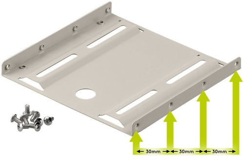 Kit di Montaggio per HDD / SSD da 2,5'' su alloggio da 3,5'' Beige